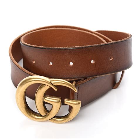 gucci faded brown leather belt gg rep|brown Gucci belt women's.